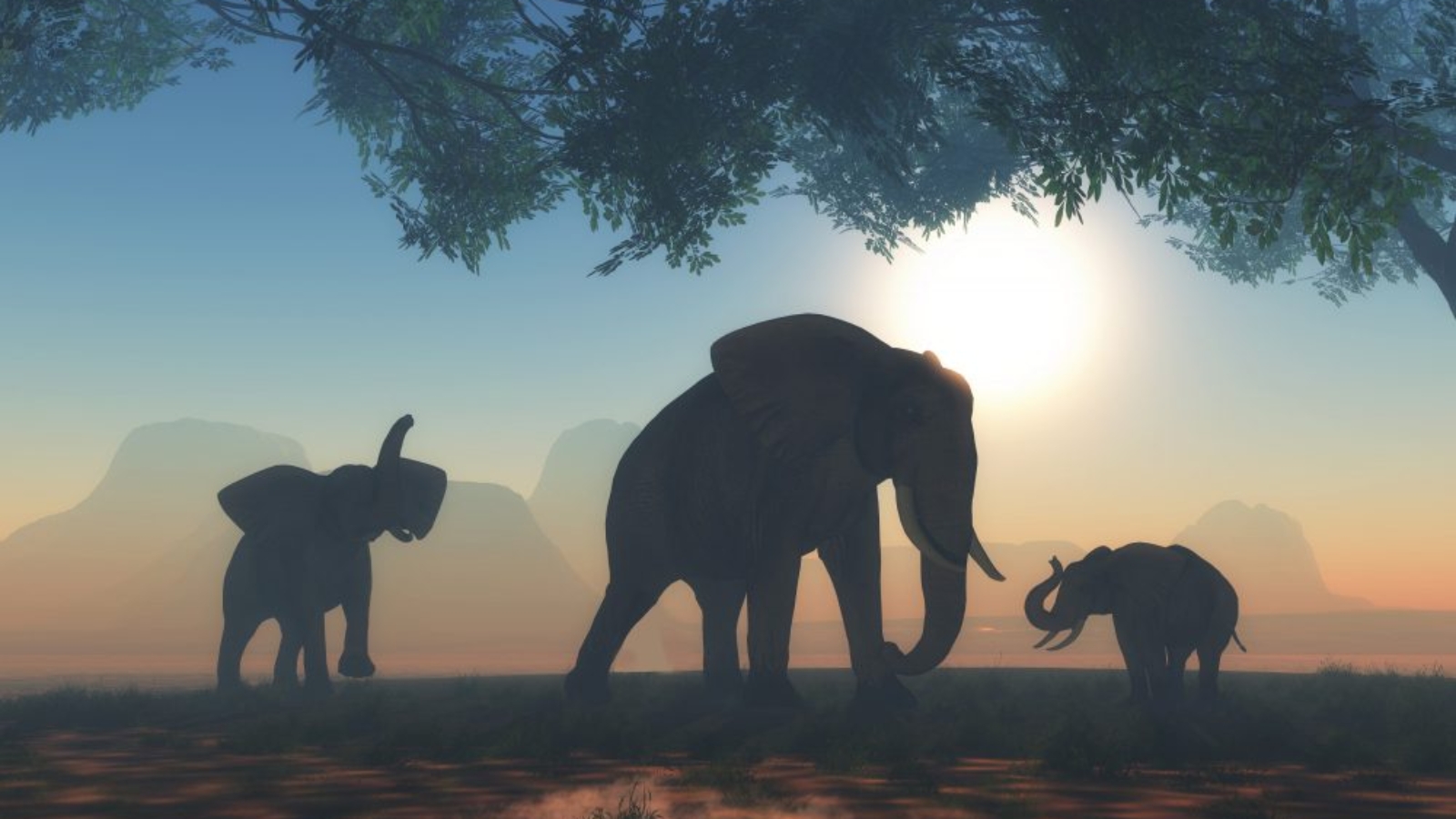 3d-landscape-with-herd-elephants